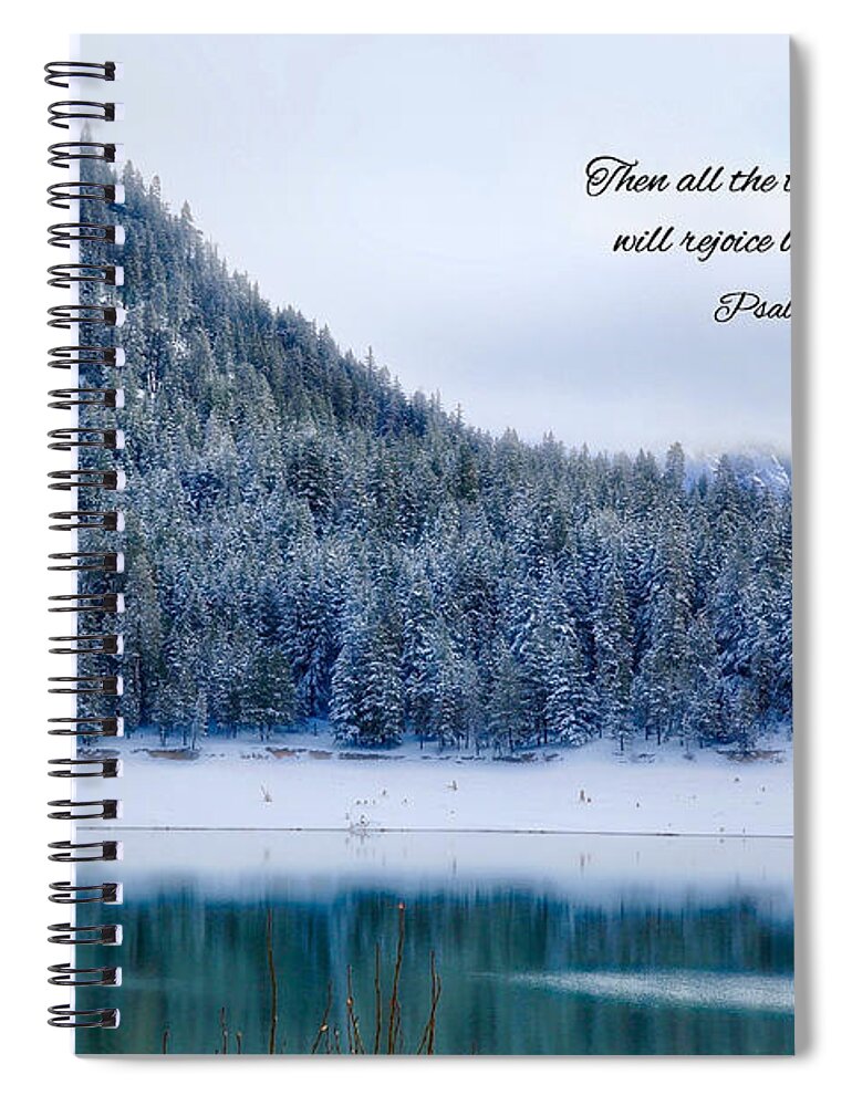 Rejoice Spiral Notebook featuring the photograph Rejoice #1 by Lynn Hopwood