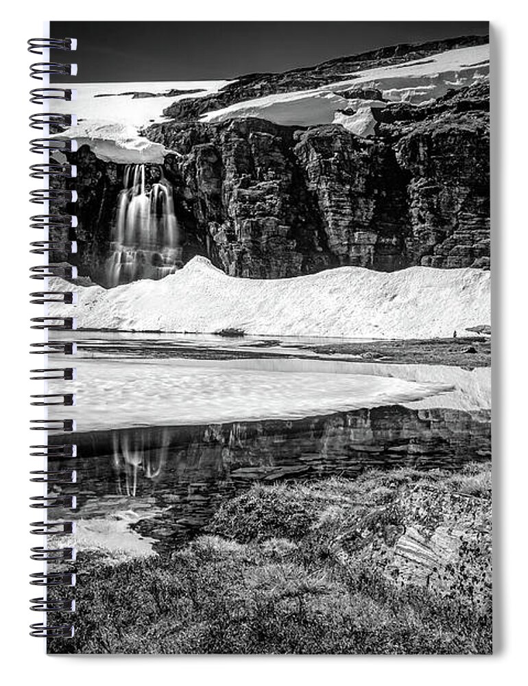 Aurland Spiral Notebook featuring the photograph Seasonal worker #1 by Dmytro Korol