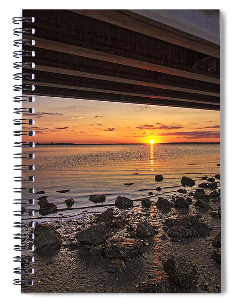 Shinnecock Spiral Notebook featuring the photograph Shinnecock Sunset #1 by Robert Seifert