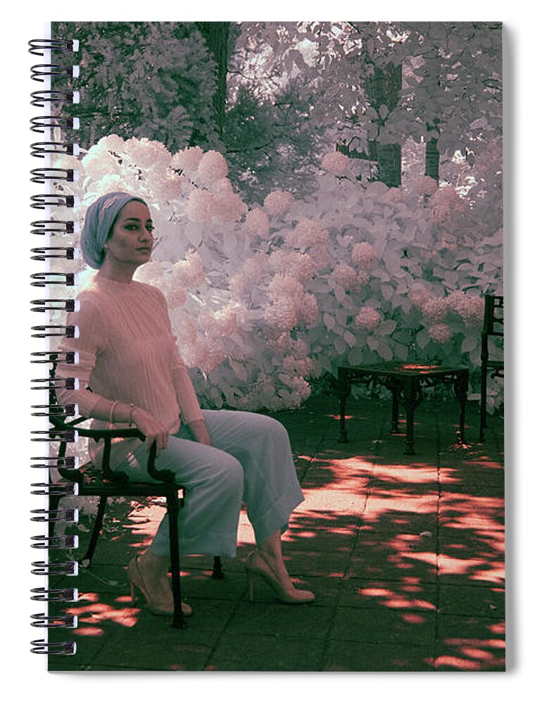 Joshua Mimbs Spiral Notebook featuring the photograph Soha Saiyed #2 by FineArtRoyal Joshua Mimbs