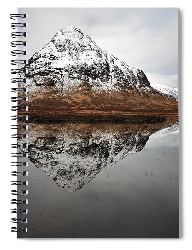 Glencoe Spiral Notebook featuring the photograph Stob Coire Raineach by Grant Glendinning