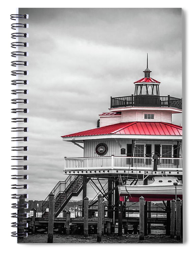 Blackwater Wildlife Refuge Spiral Notebook featuring the photograph Stormy Waters by Kathi Isserman