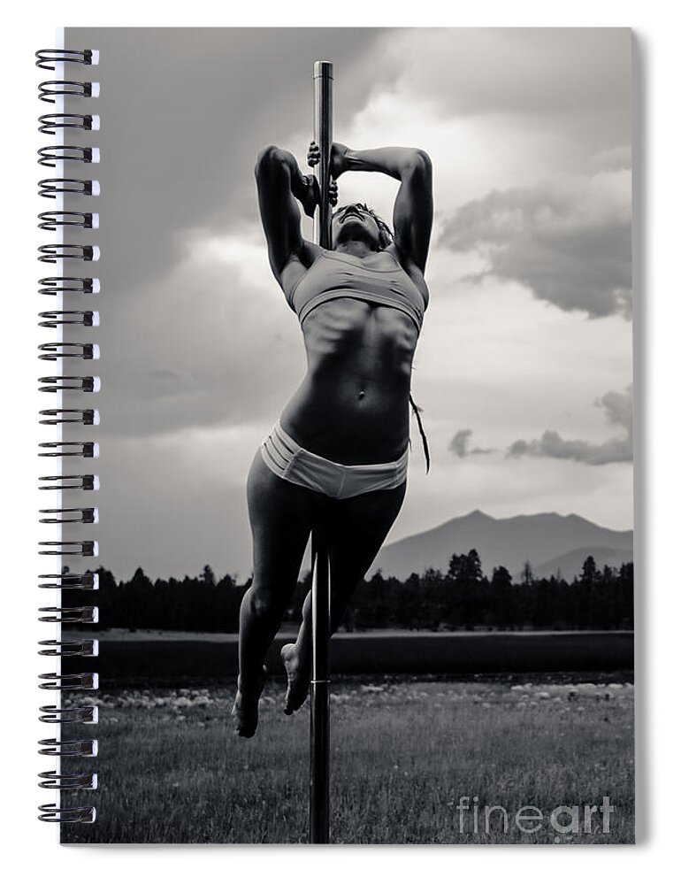  Location Spiral Notebook featuring the photograph Strength #2 by Scott Sawyer