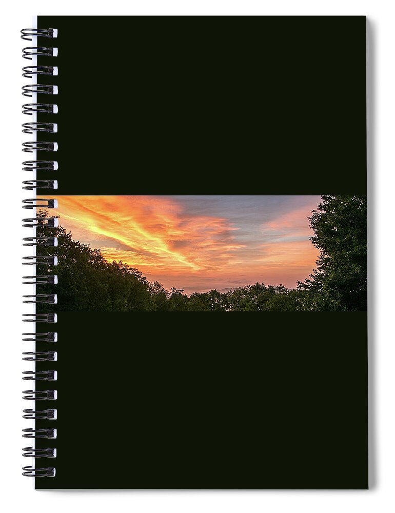 Sunrise Spiral Notebook featuring the photograph Sunrise July 22 2015 by D K Wall