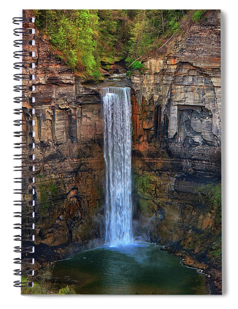 Taughannock Falls Spiral Notebook featuring the photograph Taughannock Falls #1 by Raymond Salani III