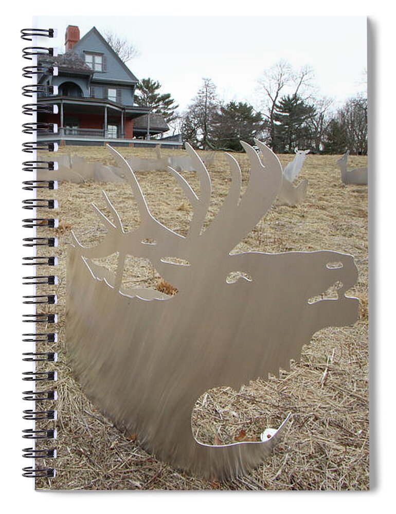 Teddy Roosevelt House Spiral Notebook featuring the photograph Teddy Roosevelt House Oyster Bay New York #1 by Bob Savage