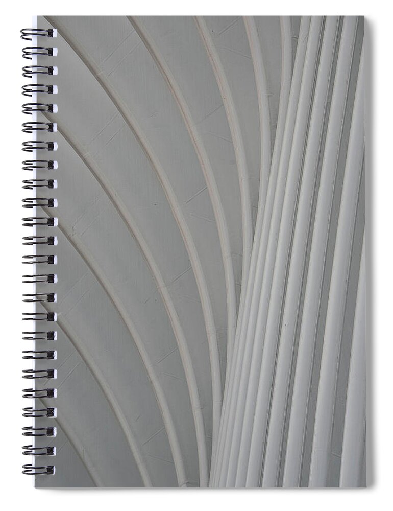  Spiral Notebook featuring the photograph Terminal #1 by Alan Goldberg