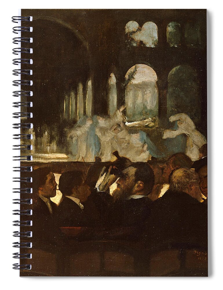 Edgar Degas Spiral Notebook featuring the painting The Ballet from Robert le Diable #1 by Edgar Degas