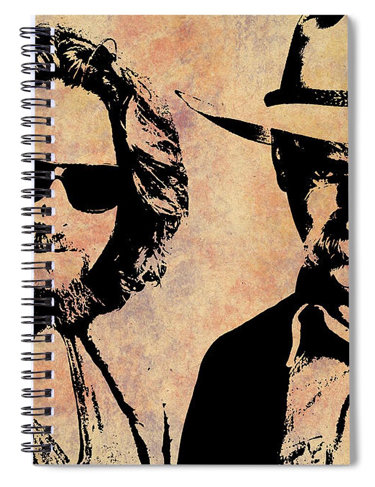 Jeff Bridges Spiral Notebook featuring the photograph The Big Lebowski #1 by Chris Smith