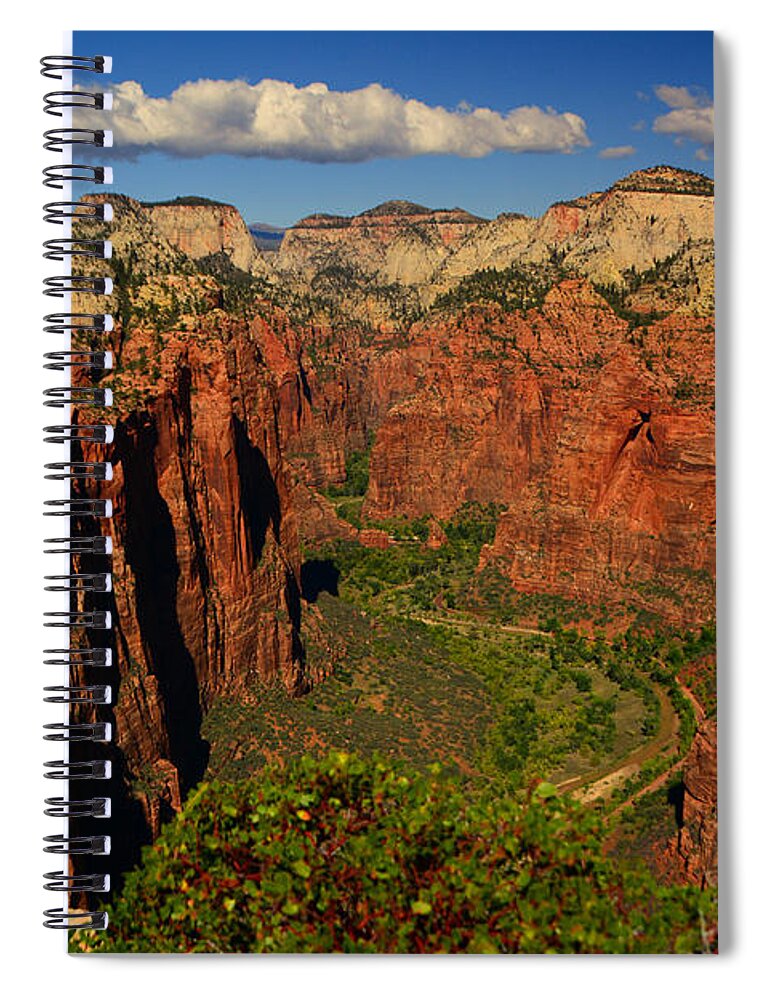 The Virgin River Spiral Notebook featuring the photograph The Virgin River #1 by Raymond Salani III