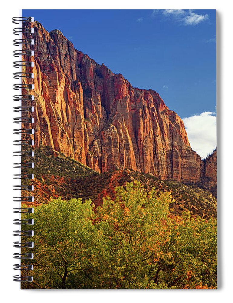 The Watchman Spiral Notebook featuring the photograph The Watchman #1 by Raymond Salani III