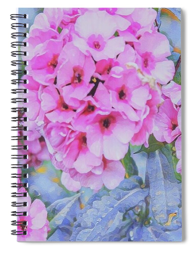 Thinking Of Spring Spiral Notebook featuring the digital art Thinking Of Spring #1 by MaryLee Parker