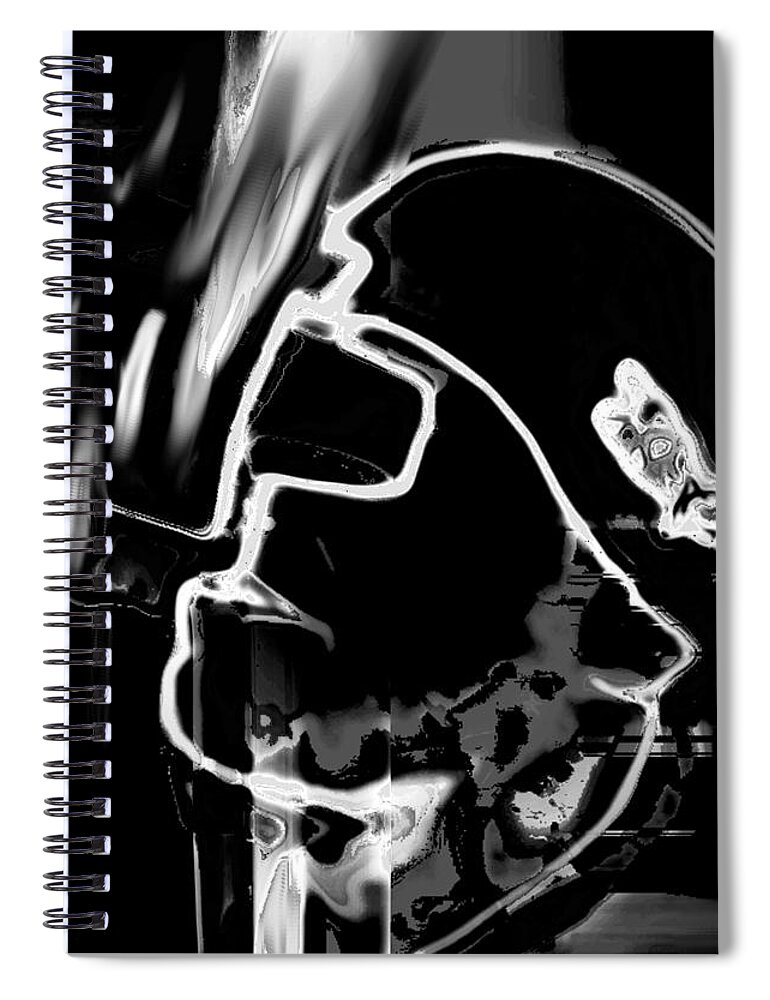 Portrait Spiral Notebook featuring the photograph Time Traveler #1 by Abstract Angel Artist Stephen K