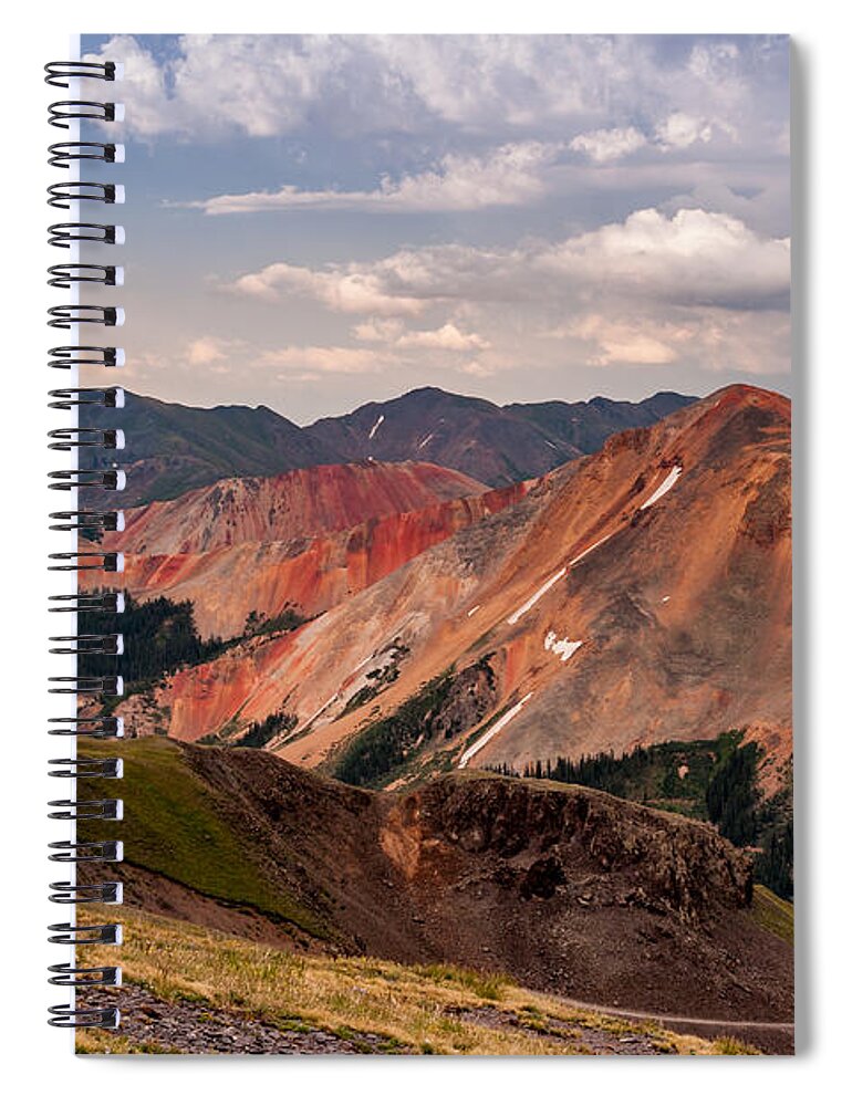 Jay Stockhaus Spiral Notebook featuring the photograph Top of the World #1 by Jay Stockhaus