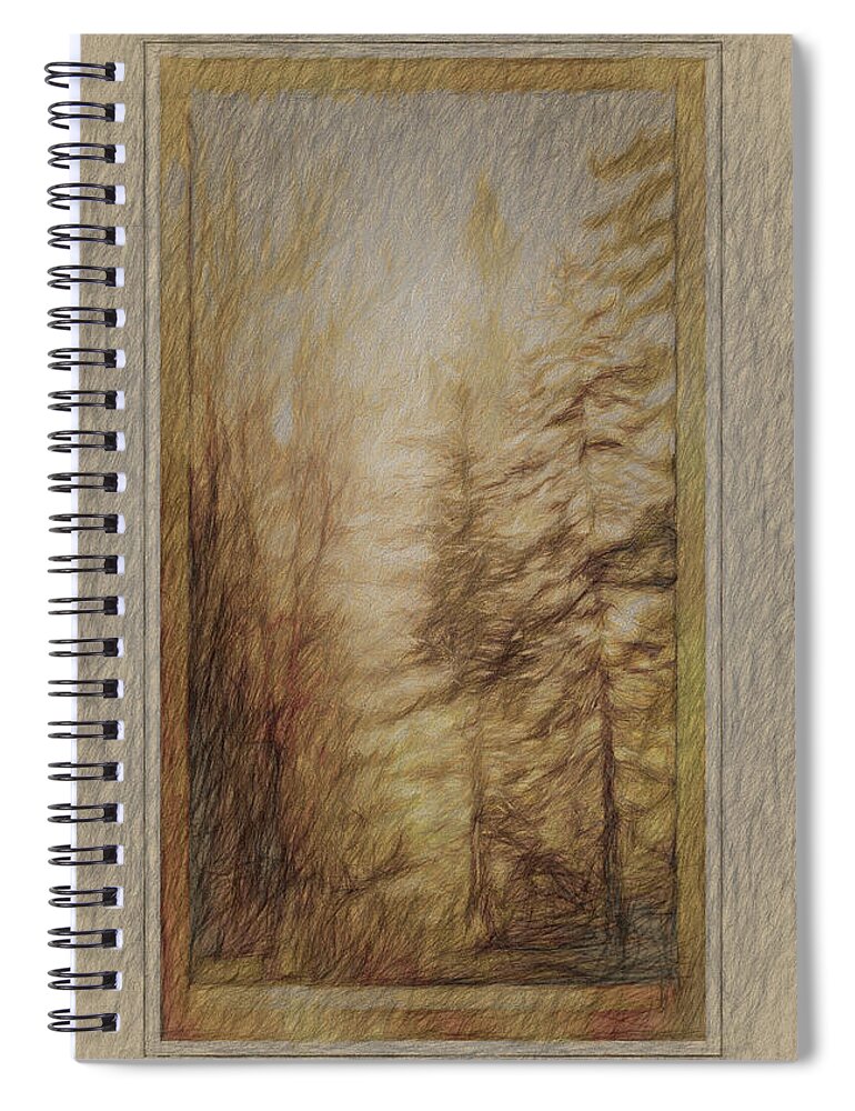 Trees Spiral Notebook featuring the photograph Trees #1 by Phyllis Meinke
