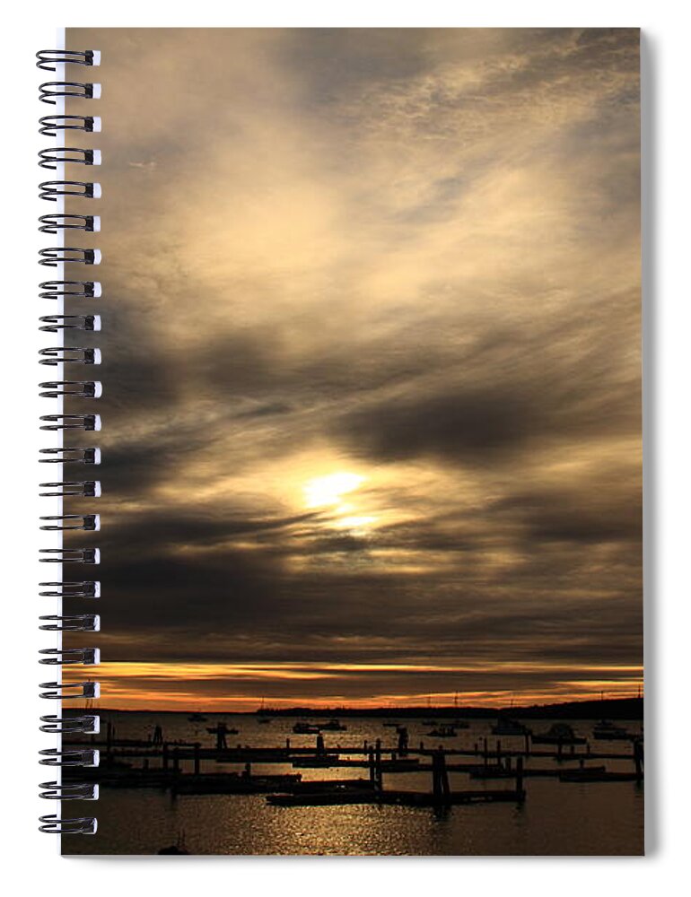 Seascape Spiral Notebook featuring the photograph Tuesday Morning #1 by Doug Mills