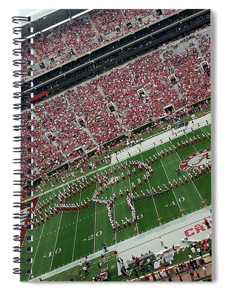 Gameday Spiral Notebook featuring the photograph Tusk #1 by Kenny Glover