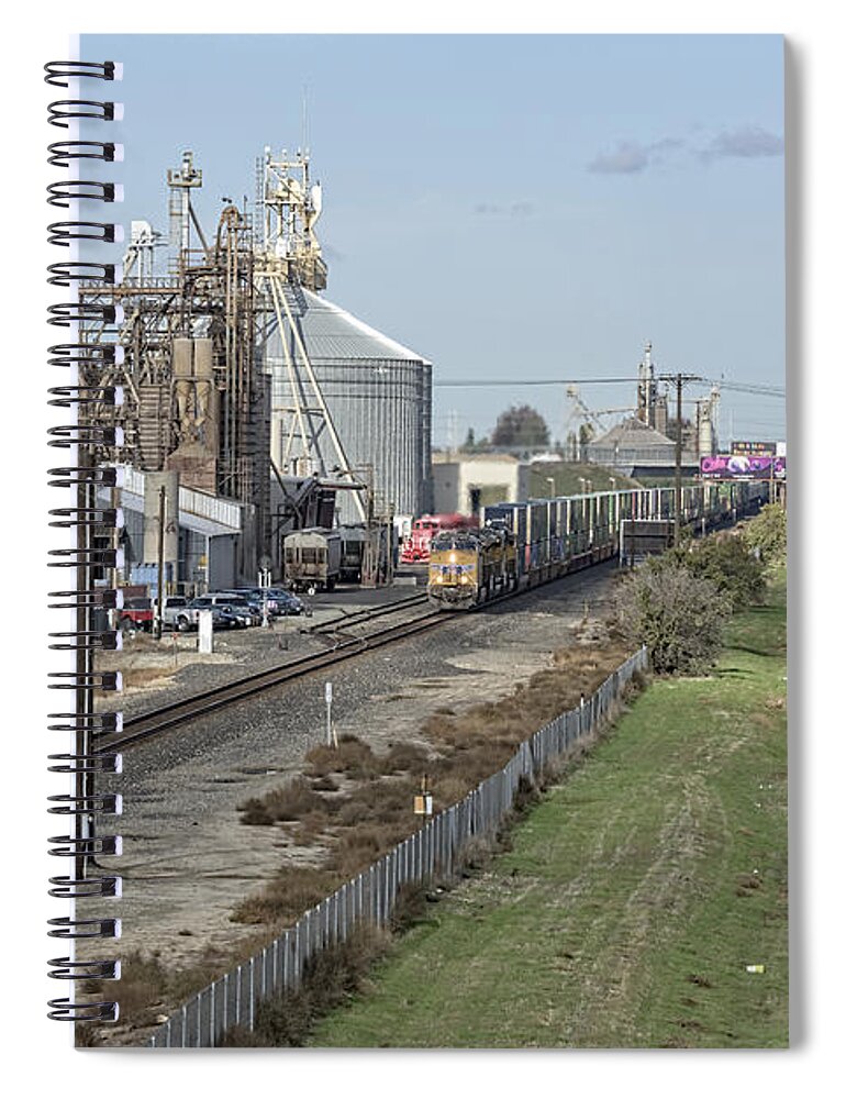 A.l. Gilbert Co. Spiral Notebook featuring the photograph Up7473 #4 by Jim Thompson