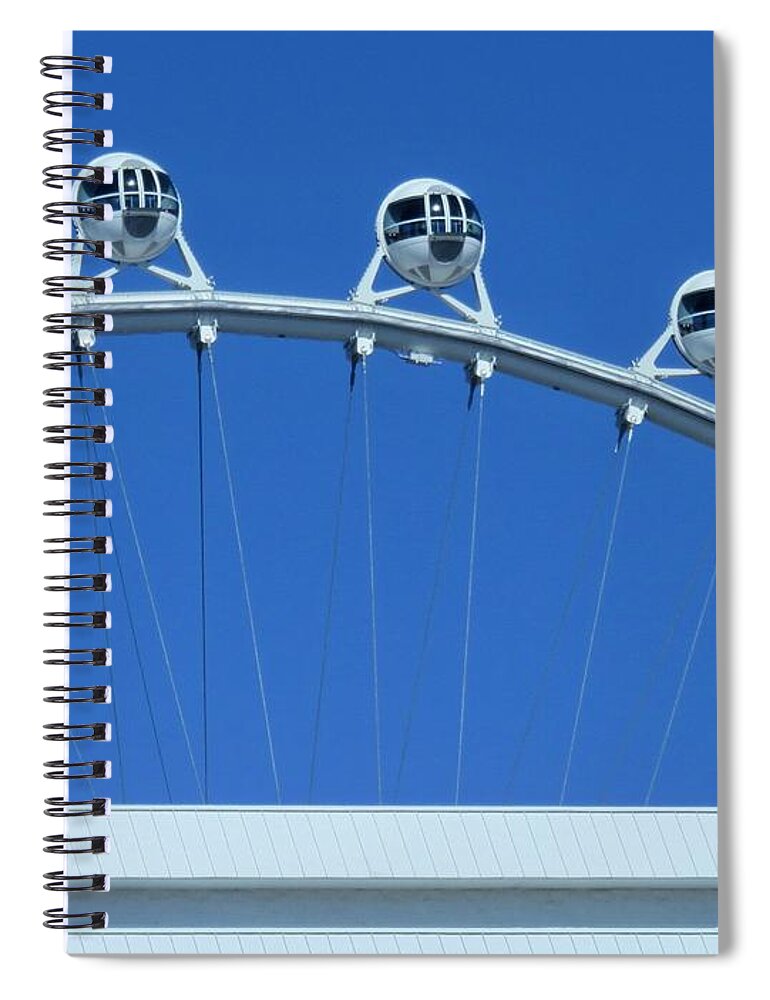 Las Vegas Spiral Notebook featuring the photograph Vegas View #1 by Diana Rajala