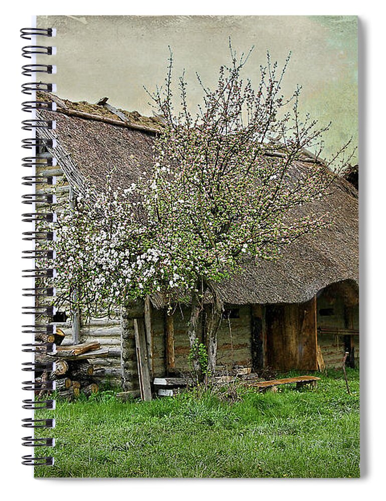 Viking Spiral Notebook featuring the photograph Viking Village by Teresa Zieba