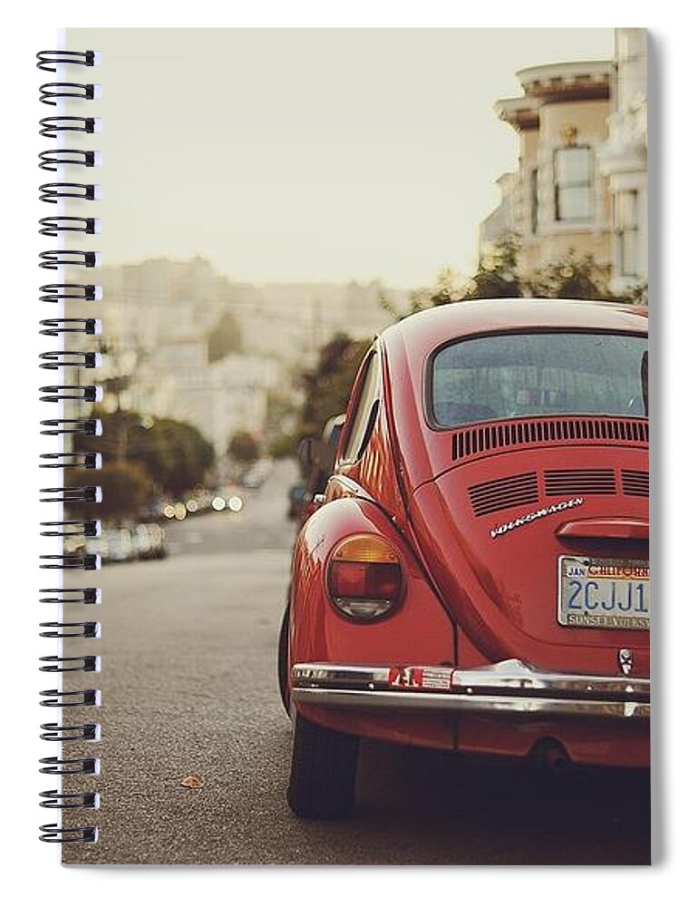 Volkswagen Spiral Notebook featuring the photograph Volkswagen #1 by Mariel Mcmeeking
