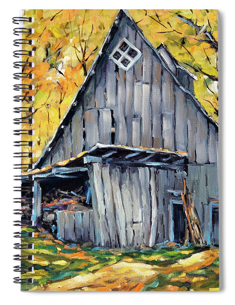 Artist Painter Spiral Notebook featuring the painting Where I want to be by Prankearts Fine Art #1 by Richard T Pranke