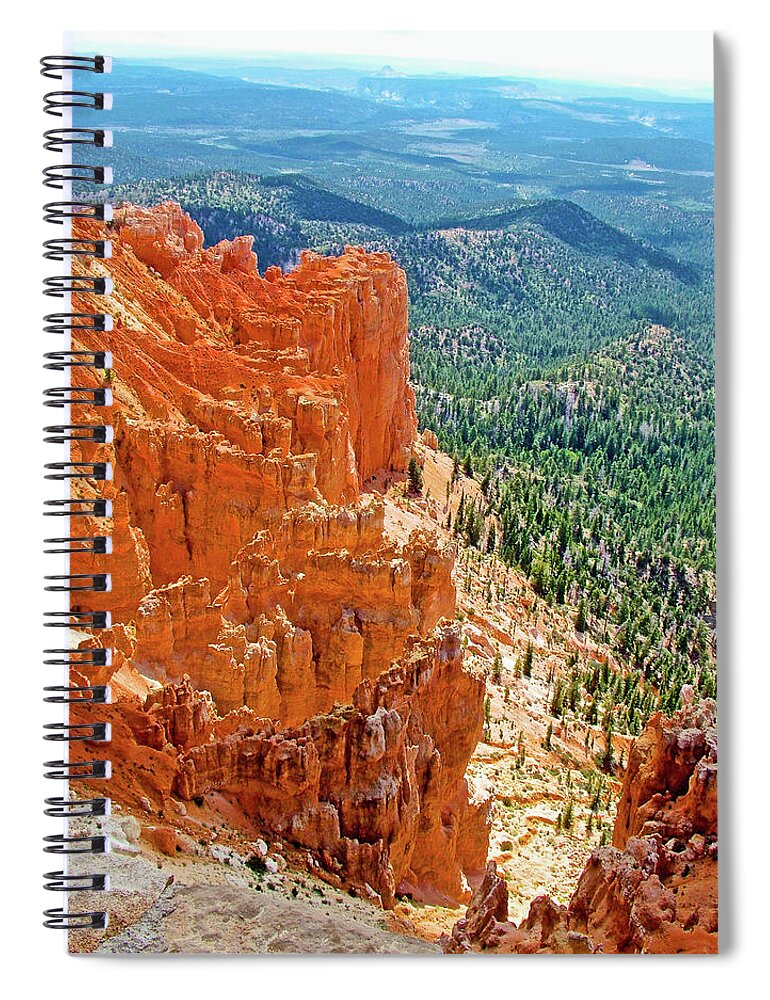 Yovimpa Point In Bryce Canyon National Park Spiral Notebook featuring the photograph Yovimpa Point in Bryce Canyon National Park, Utah #1 by Ruth Hager