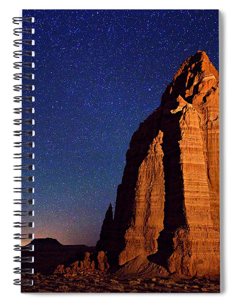 Mountain Spiral Notebook featuring the photograph Mountain #10 by Mariel Mcmeeking