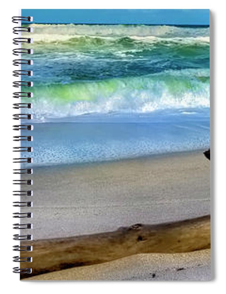  Spiral Notebook featuring the photograph 10 by Nadia Sanowar
