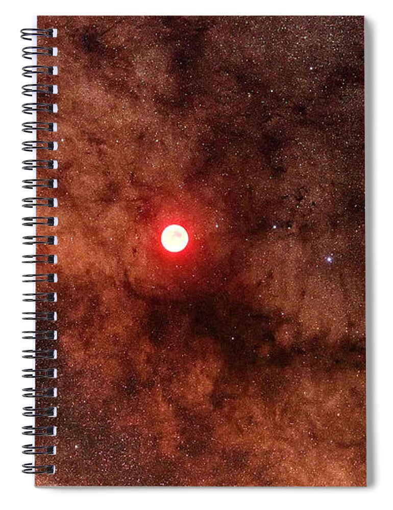 Nebula Spiral Notebook featuring the digital art Nebula #10 by Super Lovely