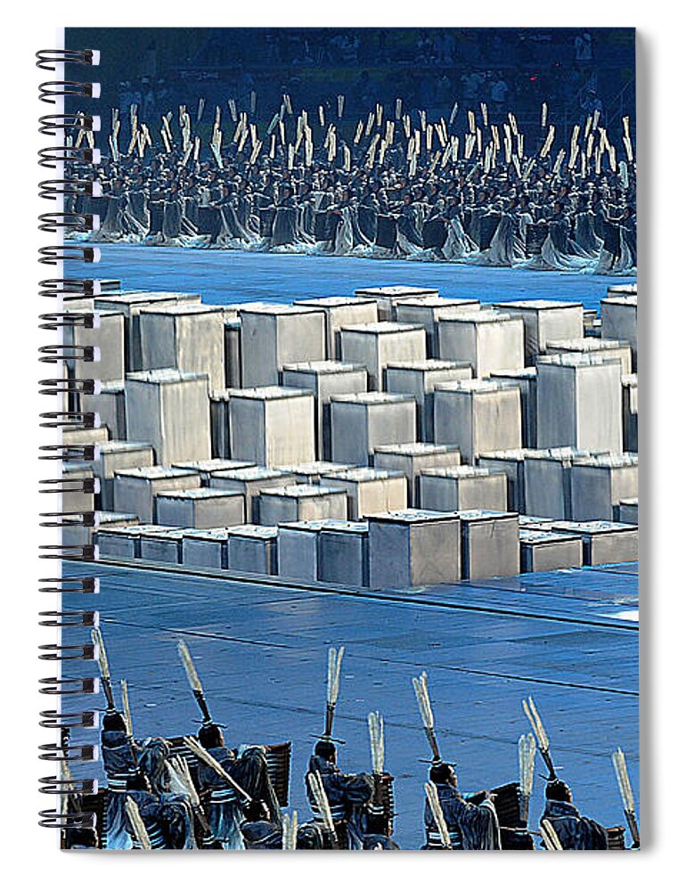 Sports Spiral Notebook featuring the photograph Opening Ceremony, 29th Olympiad #10 by DOD/U.S. Army/Tim Hipps