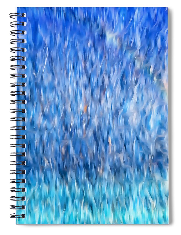 Abstract Spiral Notebook featuring the photograph Abstract background #11 by Tom Gowanlock