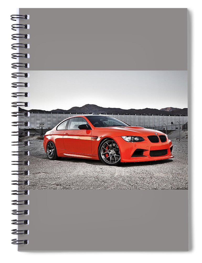 Bmw M3 Spiral Notebook featuring the photograph Bmw M3 #11 by Jackie Russo