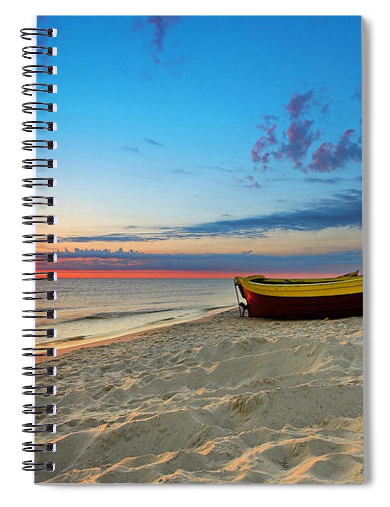 Boat Spiral Notebook featuring the photograph Boat #11 by Jackie Russo