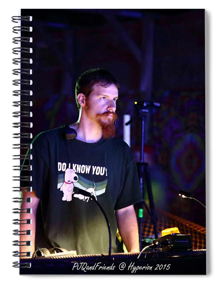 Hyperion Music And Arts Festival 2015 Spiral Notebook featuring the photograph Hyperion Music and Arts Festival 2015 #11 by PJQandFriends Photography