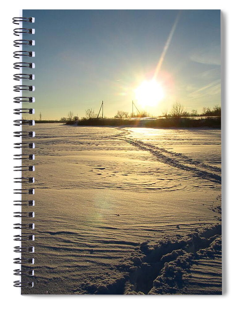 Winter Spiral Notebook featuring the photograph Winter #119 by Mariel Mcmeeking