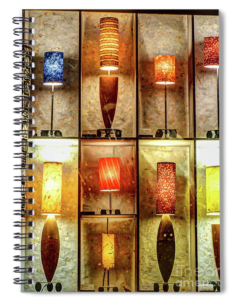 Columbia Spiral Notebook featuring the photograph 1221B Lincoln St. by Charles Hite