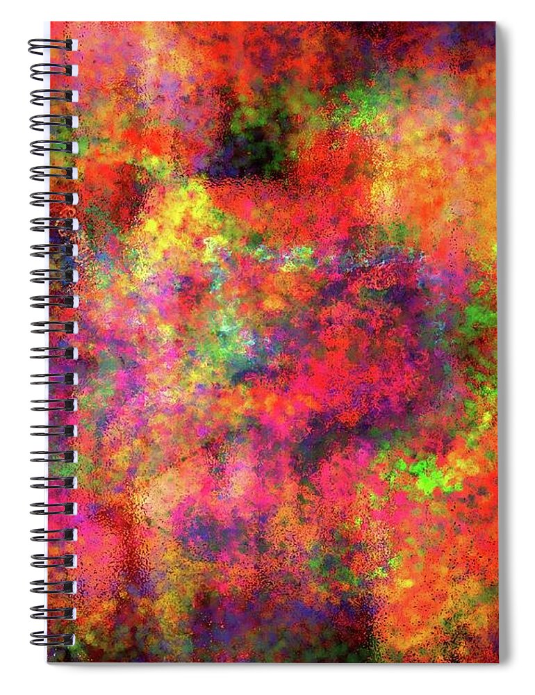 Abstract Spiral Notebook featuring the photograph 127 by Timothy Bulone
