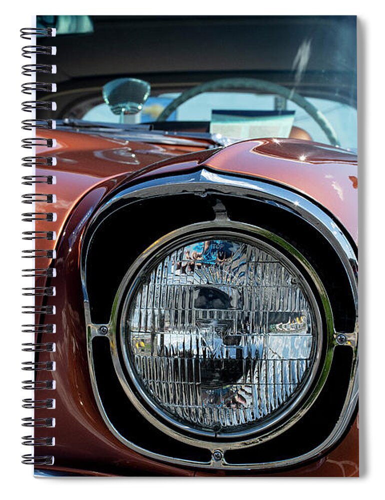 Fineartroyal Spiral Notebook featuring the photograph Classic Car #129 by FineArtRoyal Joshua Mimbs