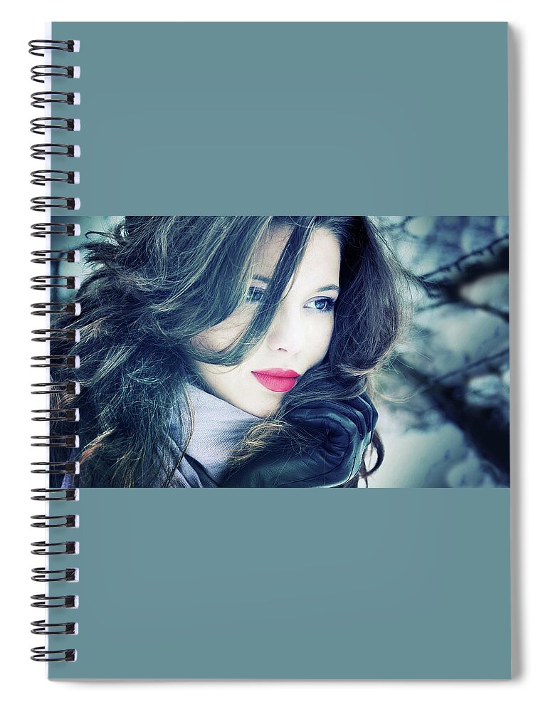 Face Spiral Notebook featuring the photograph Face #13 by Jackie Russo
