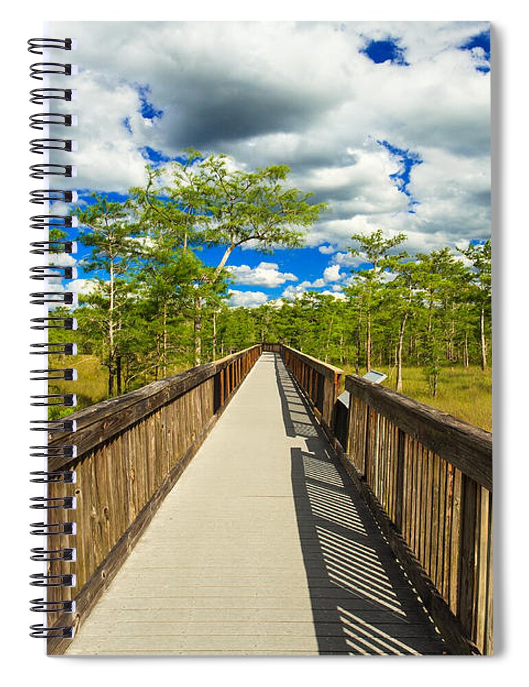 Everglades Spiral Notebook featuring the photograph Florida Everglades #13 by Raul Rodriguez