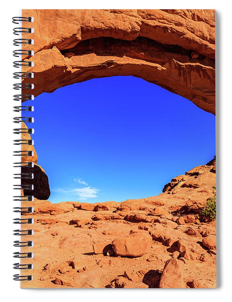 Arches National Park Spiral Notebook featuring the photograph Arches National Park #14 by Raul Rodriguez