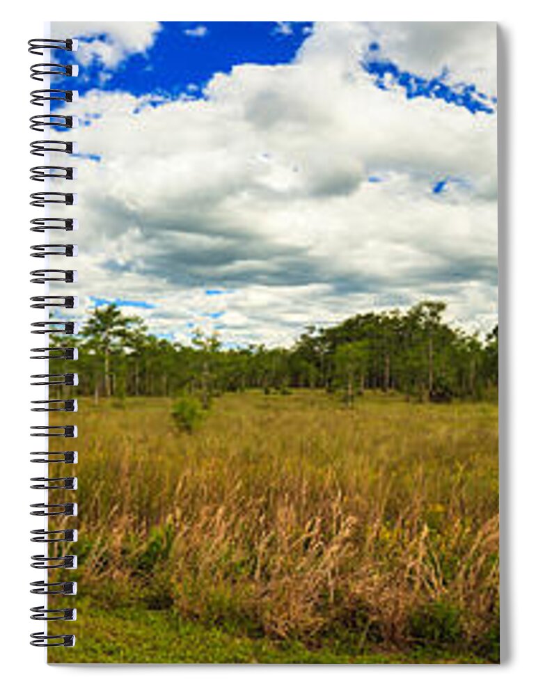 Beautiful Spiral Notebook featuring the photograph Florida Everglades #14 by Raul Rodriguez