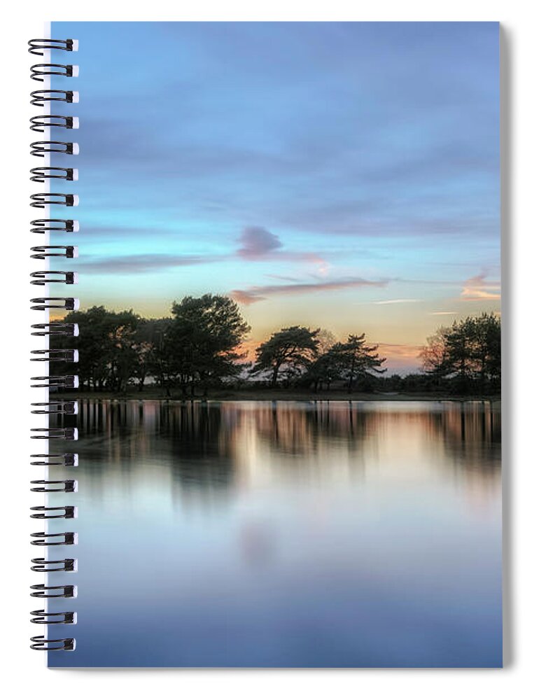 Hatchet Pond Spiral Notebook featuring the photograph New Forest - England #142 by Joana Kruse