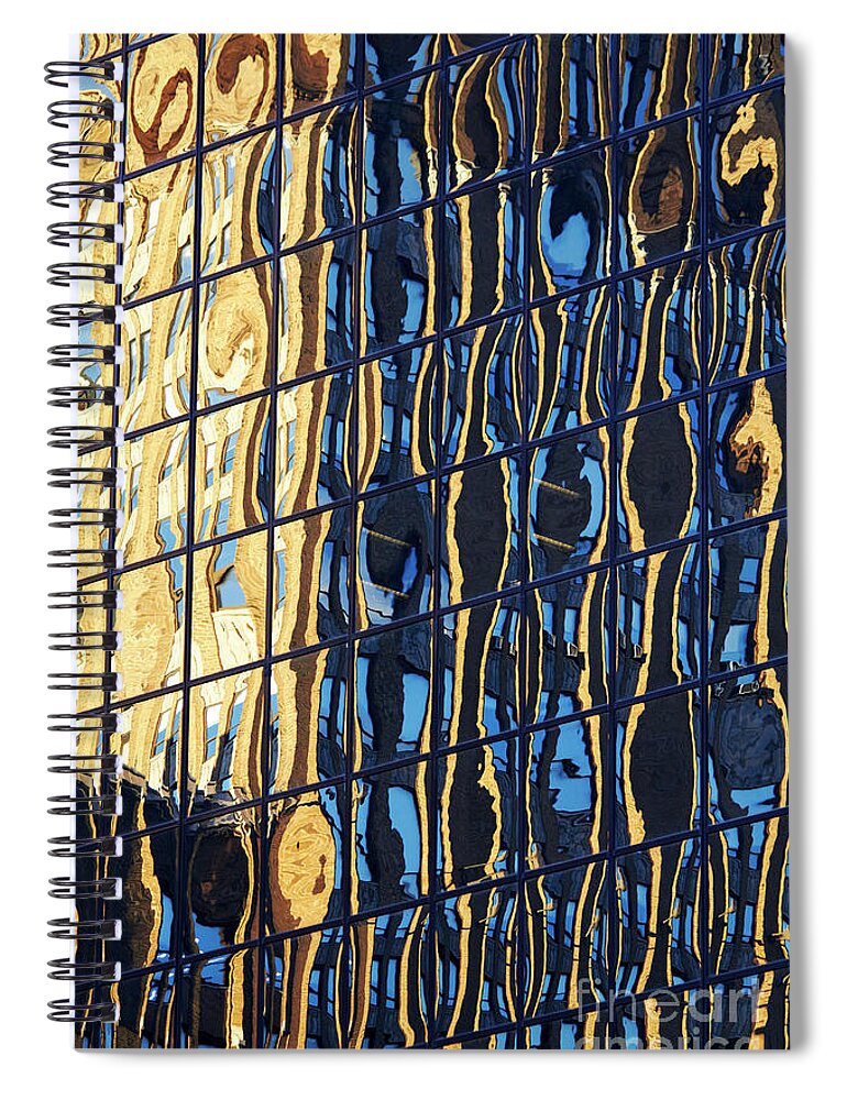 Abstract Spiral Notebook featuring the photograph Abstract Reflection by Tony Cordoza