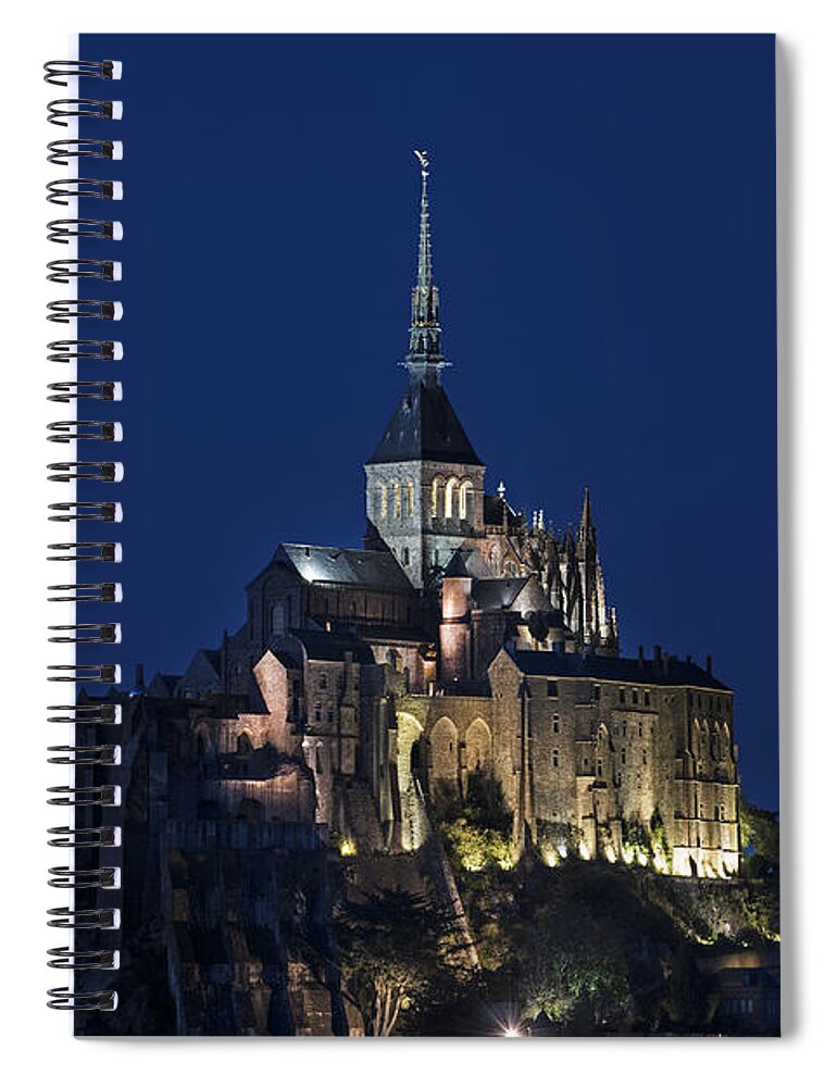 Mont Saint-michel Spiral Notebook featuring the photograph 150915p140 by Arterra Picture Library