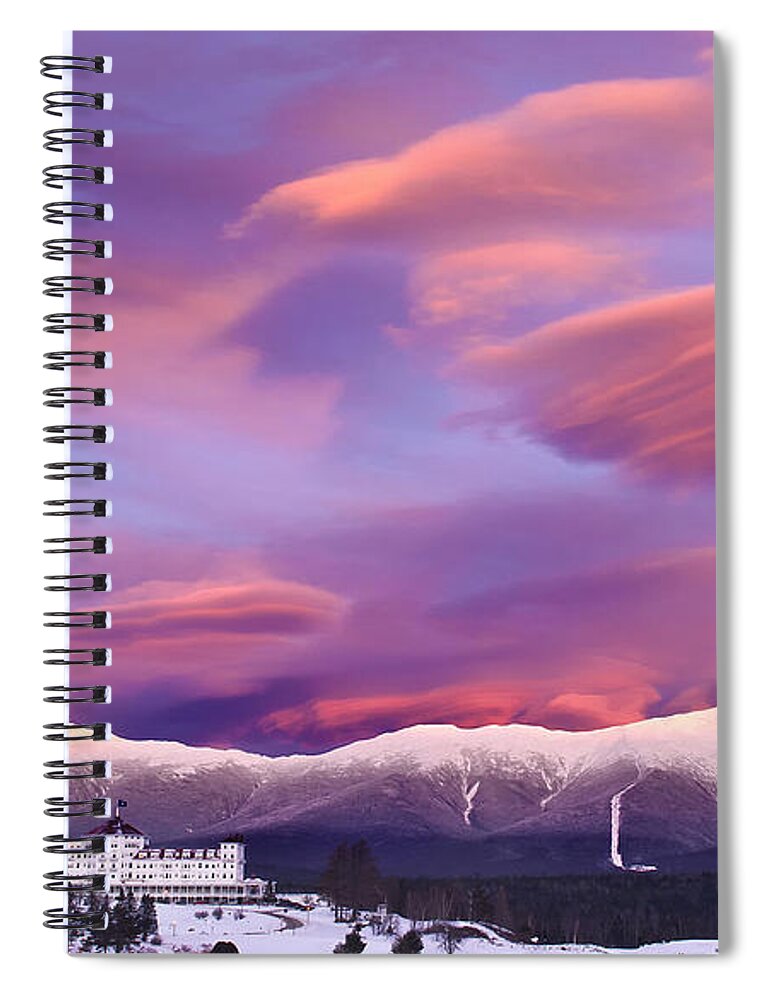 Winter Spiral Notebook featuring the photograph Winter #17 by Mariel Mcmeeking
