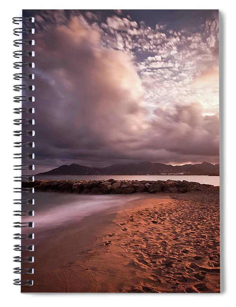 Beach Spiral Notebook featuring the photograph Beach #18 by Mariel Mcmeeking