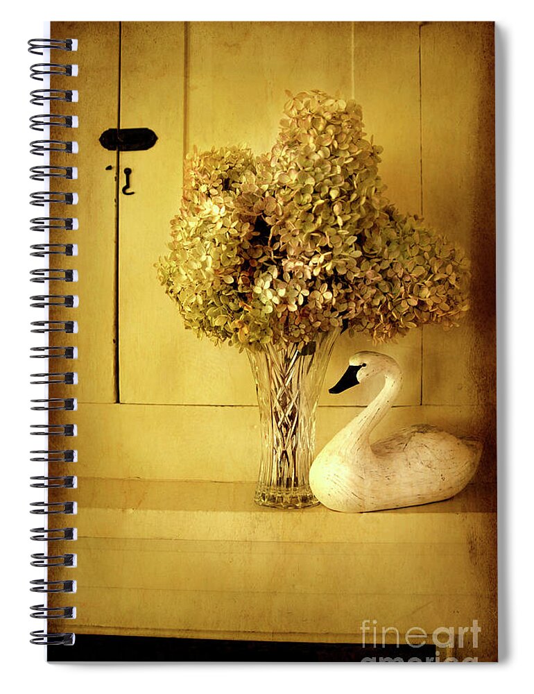 Maine Spiral Notebook featuring the photograph 1860 Farm House by Alana Ranney