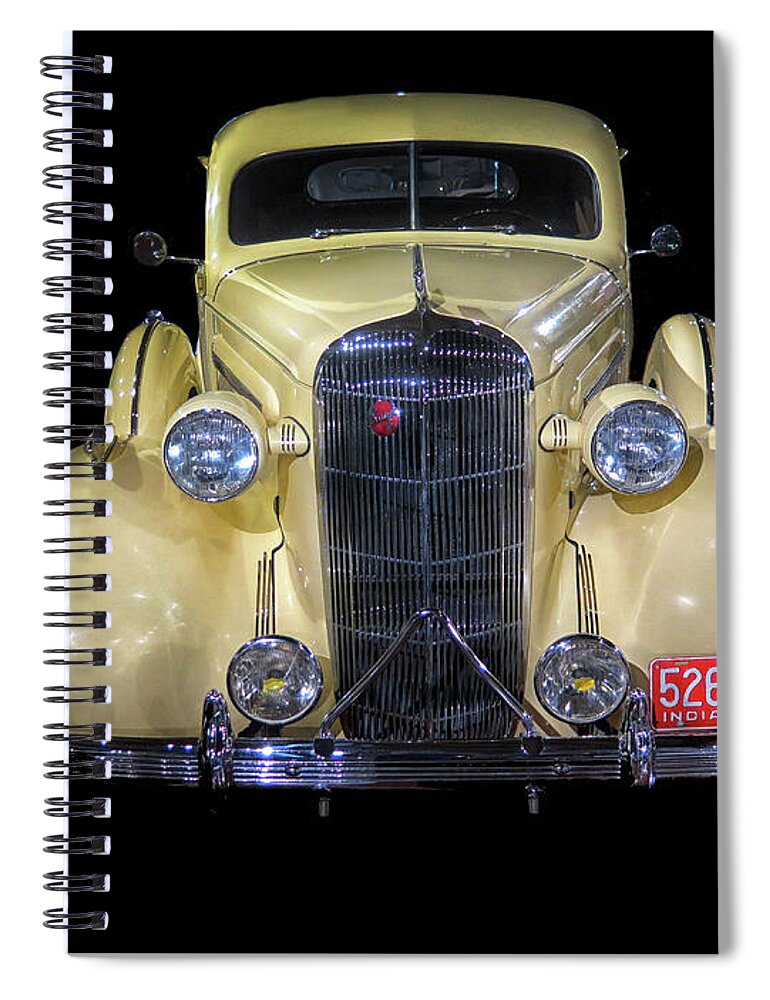 1936 Buick Business Coupe Spiral Notebook featuring the photograph 1936 Buick Business Coupe by Dave Mills
